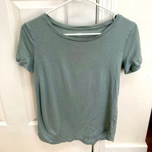 Gap Luxe Green Short Sleeve Tee